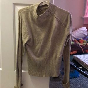 Cream turtleneck sweater